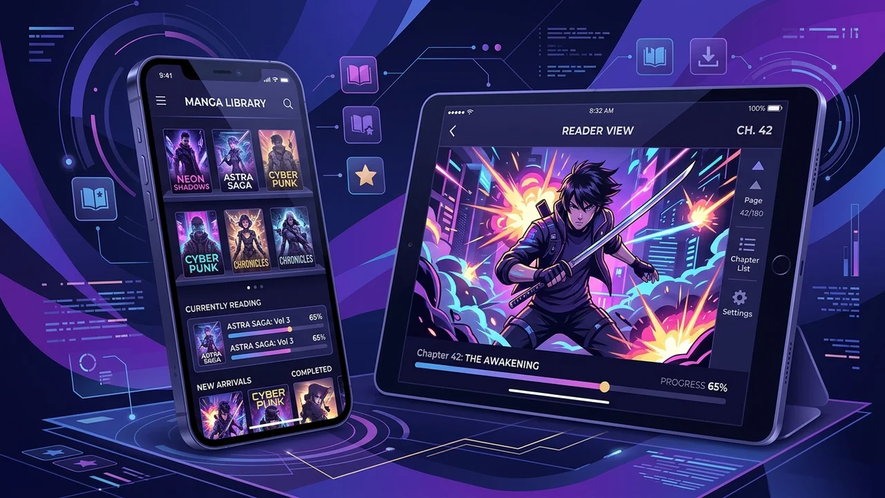 The Best Mobile Applications for Cataloging, Organizing, and Reading Digital Manga Series